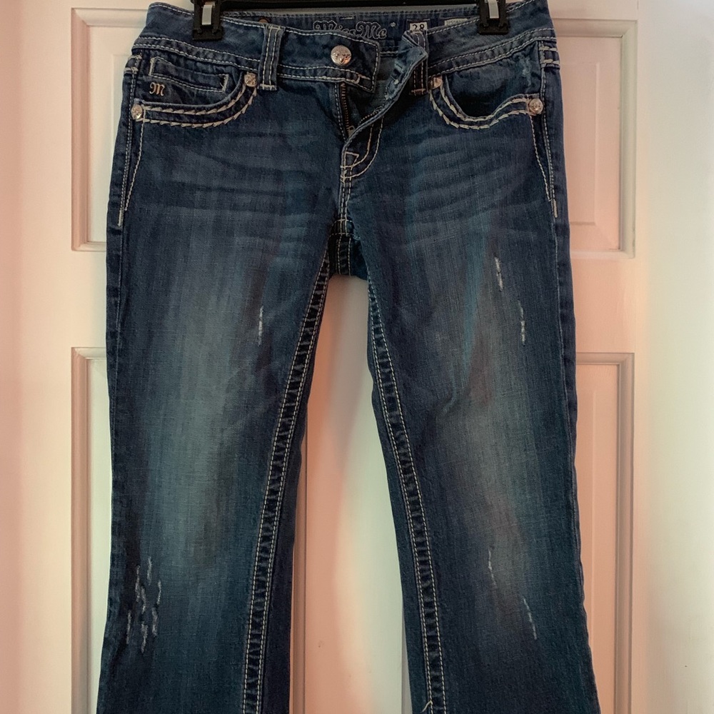 Size 28 Miss Me Crop Jeans